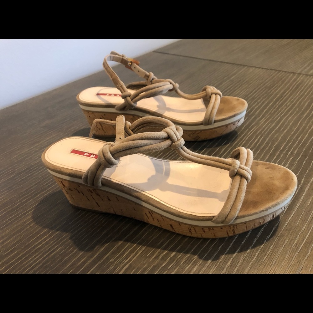 Prada Wedge Sandal size 7.5US